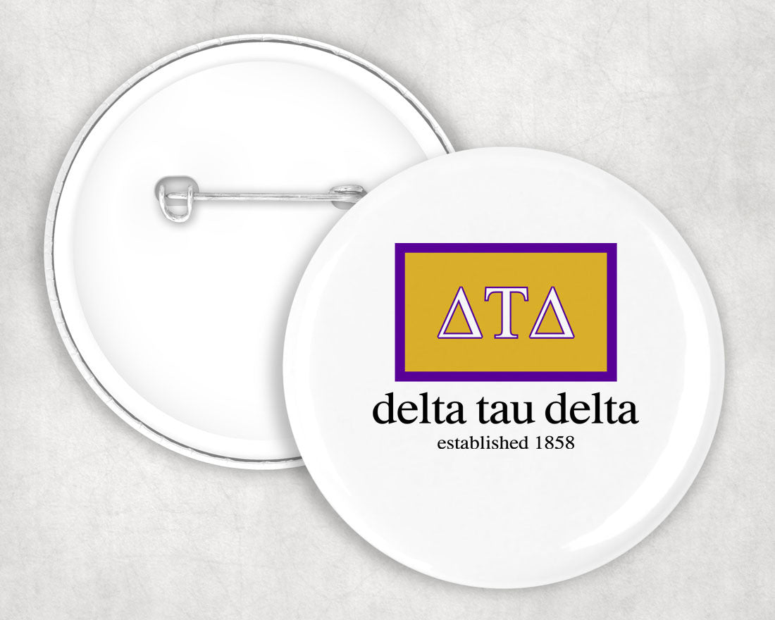Delta Tau Delta Flag Button Delta Tau Delta Flag Button