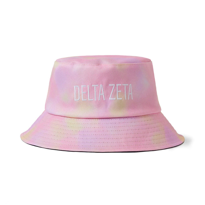 Delta Zeta Tie Dye Pastel Bucket Hat Delta Zeta Tie Dye Pastel Bucket Hat