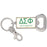 Delta Sigma Phi Keyring Bottle Opener Delta Sigma Phi Keyring Bottle Opener