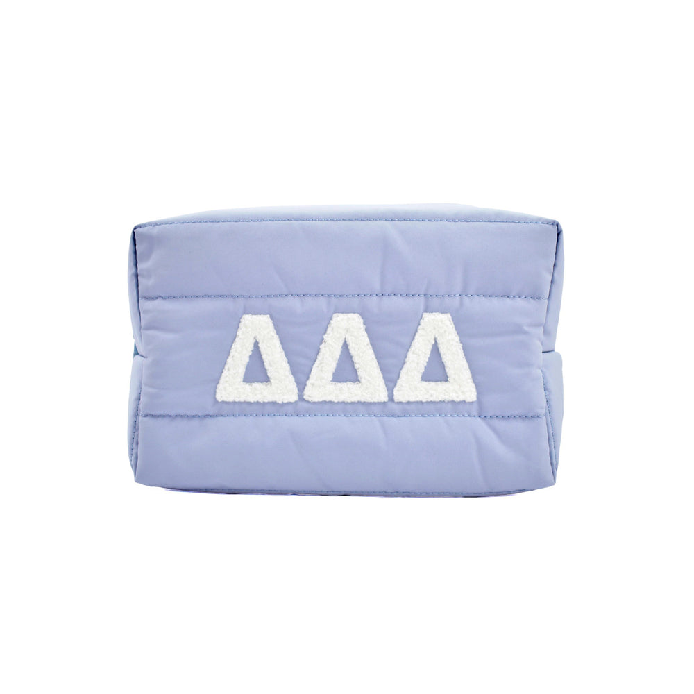 Delta Delta Delta Puffer Style Makeup Bag Delta Delta Delta Puffer Style Makeup Bag