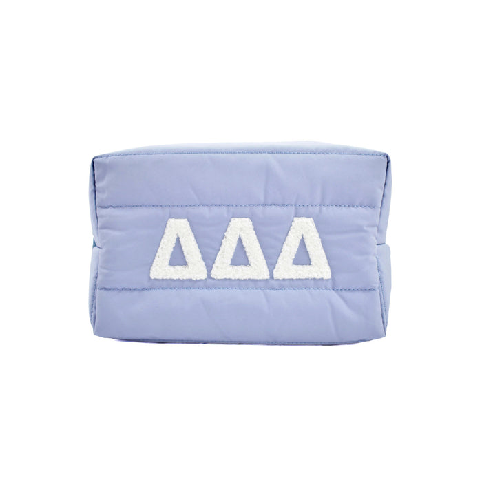 Delta Delta Delta Puffer Style Makeup Bag Delta Delta Delta Puffer Style Makeup Bag