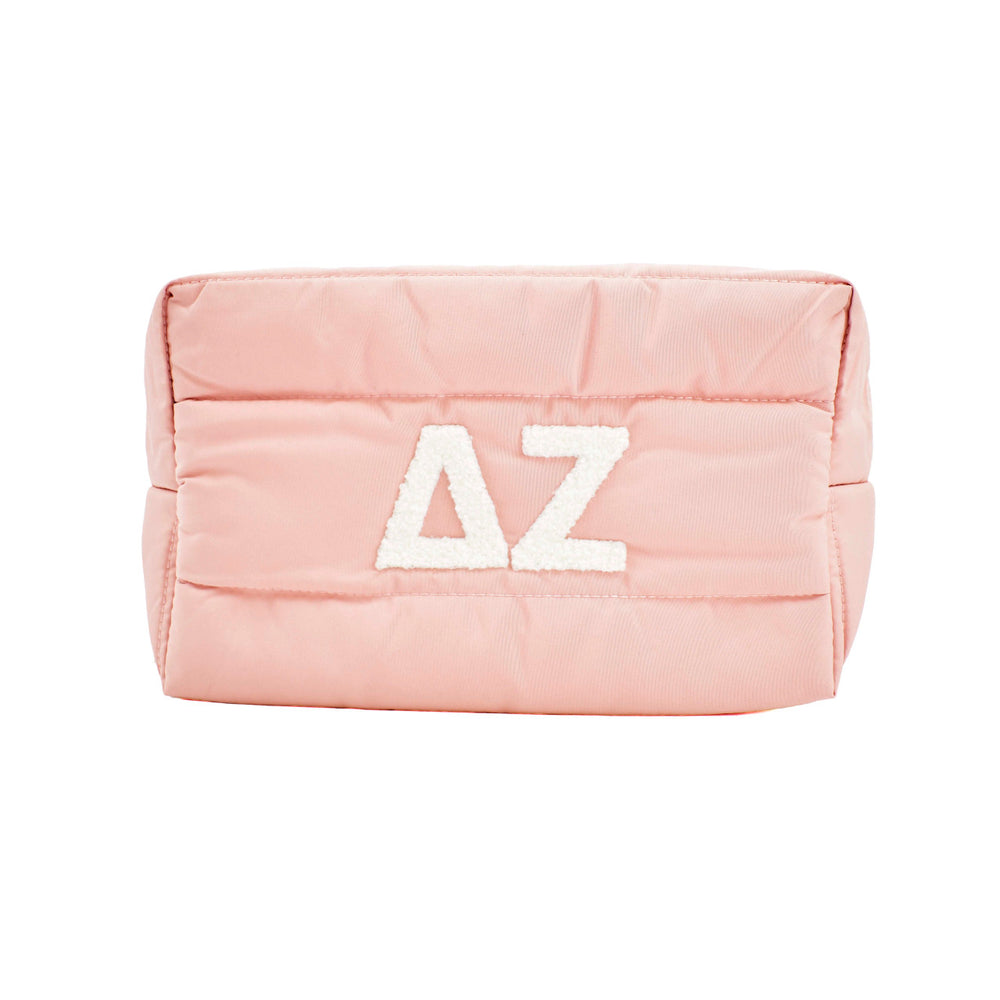 Delta Zeta Puffer Style Makeup Bag Delta Zeta Puffer Style Makeup Bag