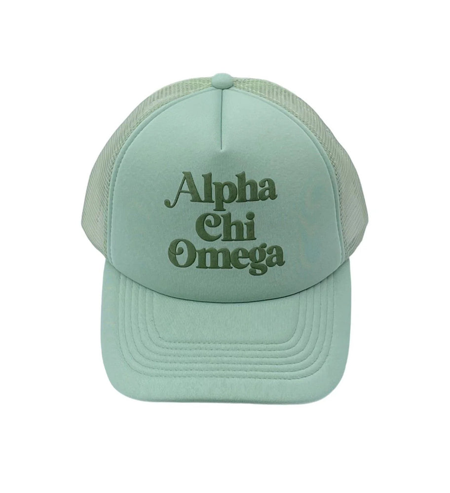 Alpha Chi Omega New Trucker Caps Alpha Chi Omega New Trucker Caps