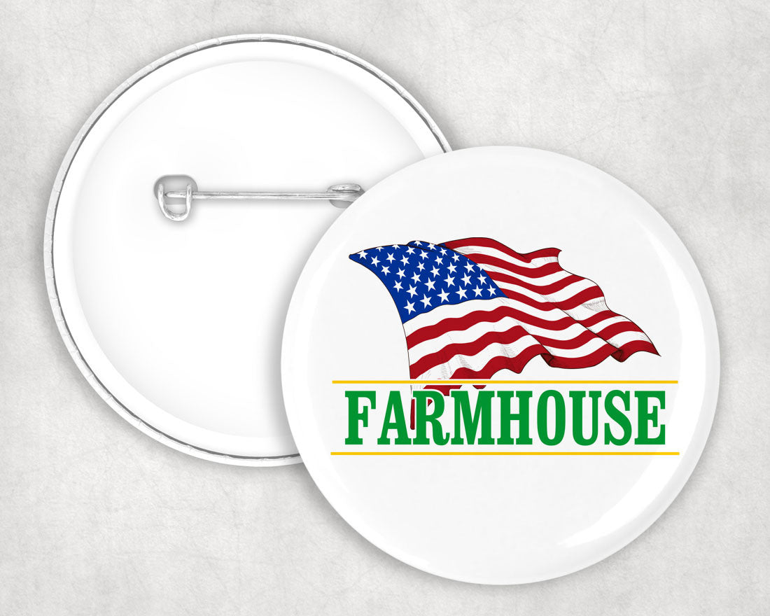 Farmhouse Fraternity Patriot Button FarmHouse Fraternity Patriot Button