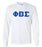 Phi Beta Sigma Custom Twill Long Sleeve T Shirt Phi Beta Sigma Custom Twill Long Sleeve T-Shirt