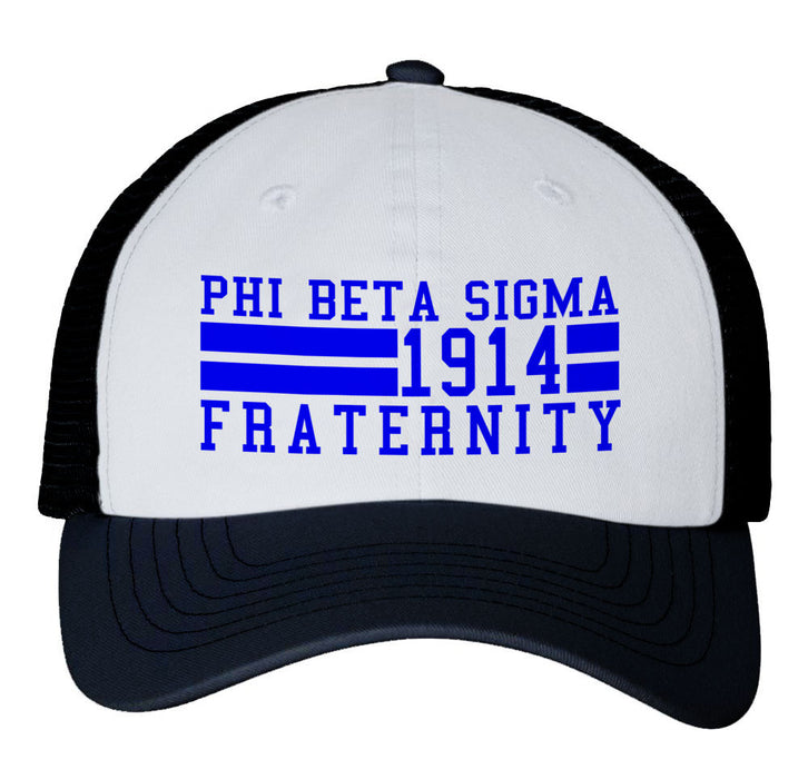 Phi Beta Sigma Lines Trucker Caps Phi Beta Sigma Lines Trucker Caps