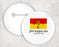 Phi Kappa Tau Flag Button Phi Kappa Tau Flag Button