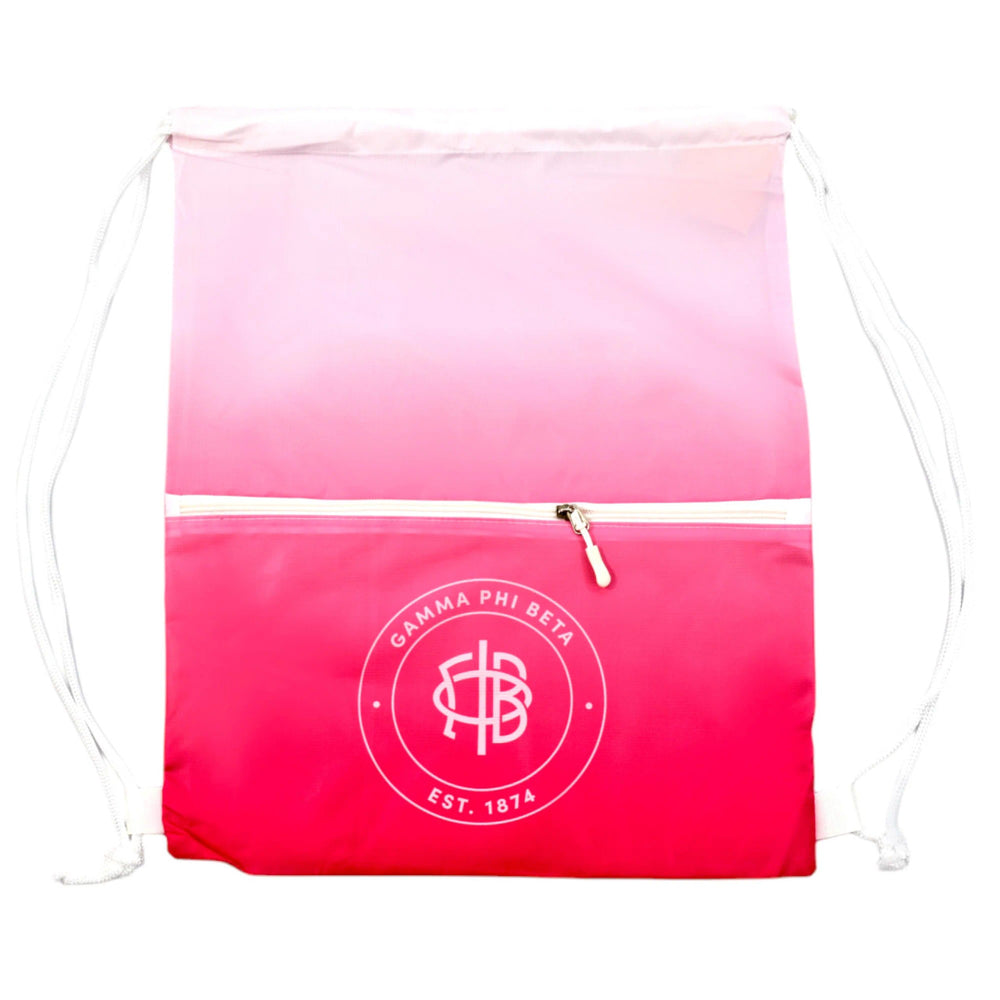 Gamma Phi Beta Drawstring Cinch Bag Gamma Phi Beta Drawstring Cinch Bag