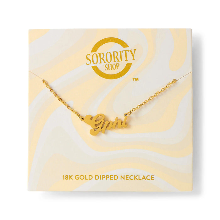 Gamma Phi Beta Retro Nickname Necklaces Gamma Phi Beta Retro Nickname Necklaces