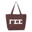 Gamma Sigma Sigma Greek Letter Zipper Tote Gamma Sigma Sigma Greek Letter Zipper Tote