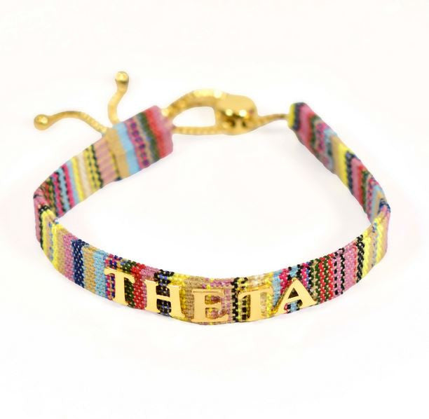 Kappa Alpha Theta Woven Bracelet Kappa Alpha Theta Woven Bracelet