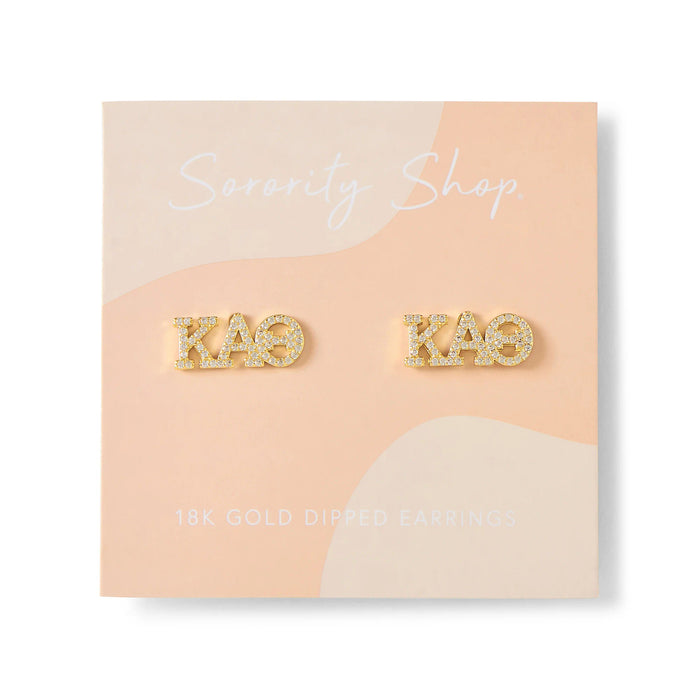 Kappa Alpha Theta Studded Earrings Kappa Alpha Theta Studded Earrings