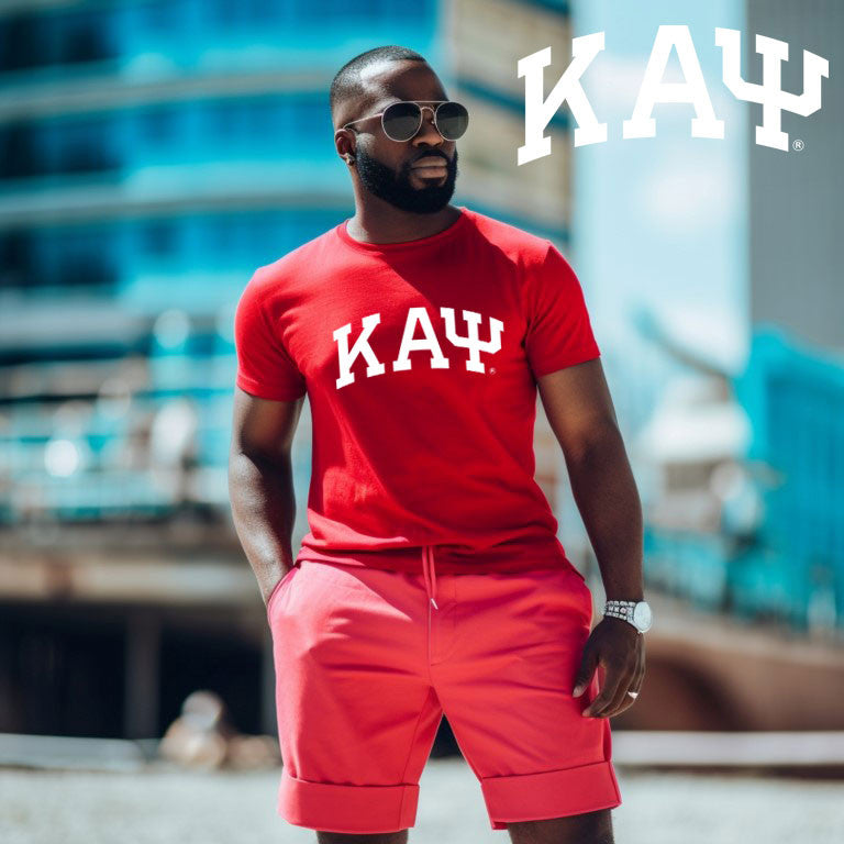 Kappa Alpha Psi Kappa Alpha Psi Greek Lettered Arch T-Shirt — GreekU