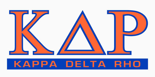 Kappa Delta Rho Kappa Delta Rho Classic Sticker
