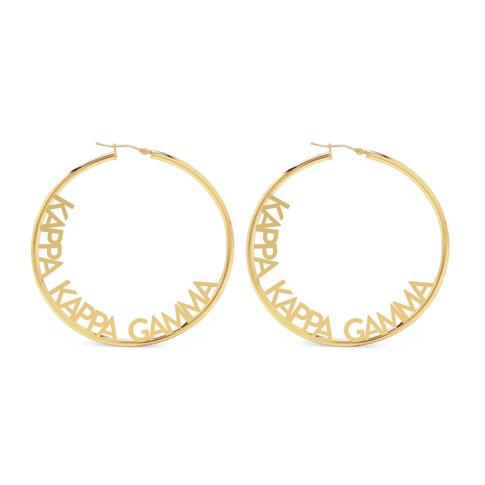 Kappa Kappa Gamma Hoop Earrings Kappa Kappa Gamma Hoop Earrings