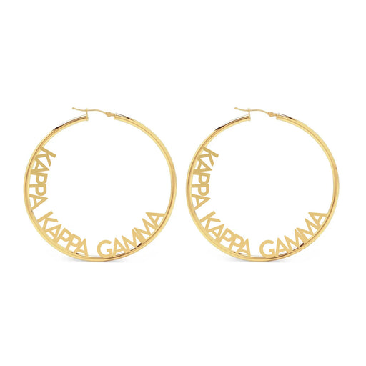 Kappa Kappa Gamma Kappa Kappa Gamma Hoop Earrings