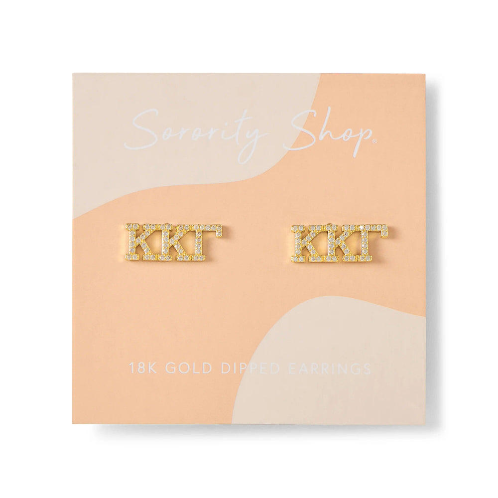 Kappa Kappa Gamma Studded Earrings Kappa Kappa Gamma Studded Earrings