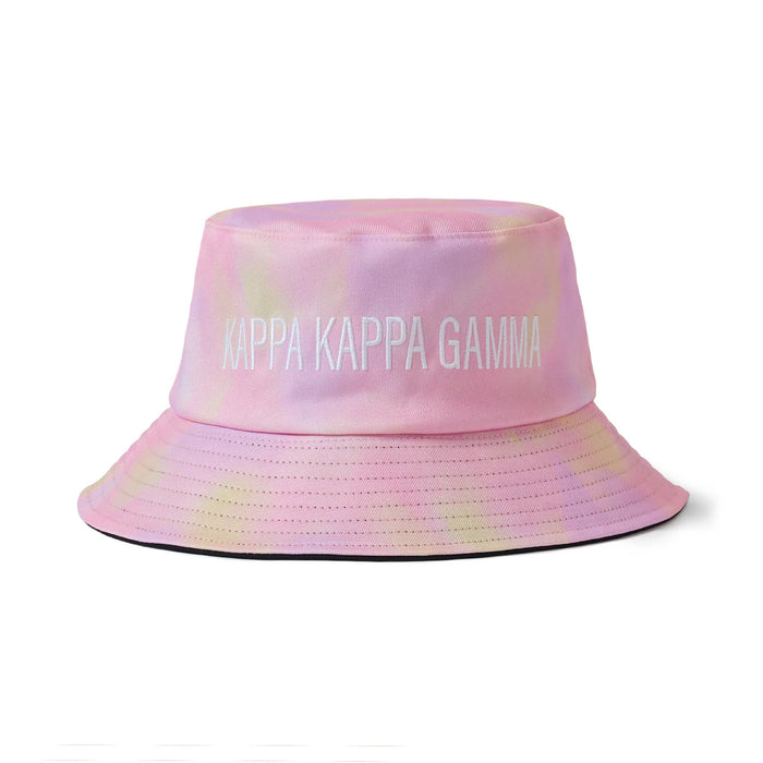 Kappa Kappa Gamma Tie Dye Pastel Bucket Hat Kappa Kappa Gamma Tie Dye Pastel Bucket Hat