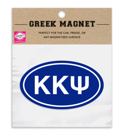 Caraccessories Kappa Kappa Psi Oval Fraternity Car Magnet Set of 2