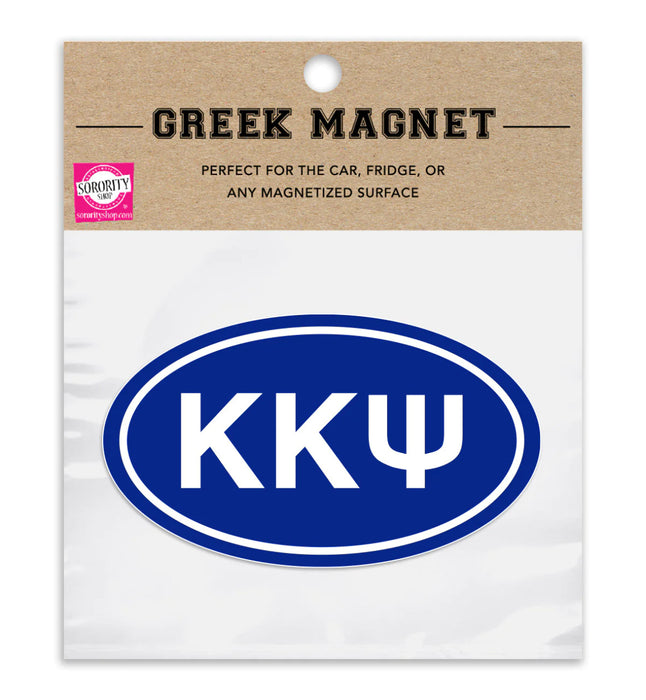 Kappa Kappa Psi Oval Car Magnet Set Of 2 Kappa Kappa Psi Oval Car Magnet Set of 2