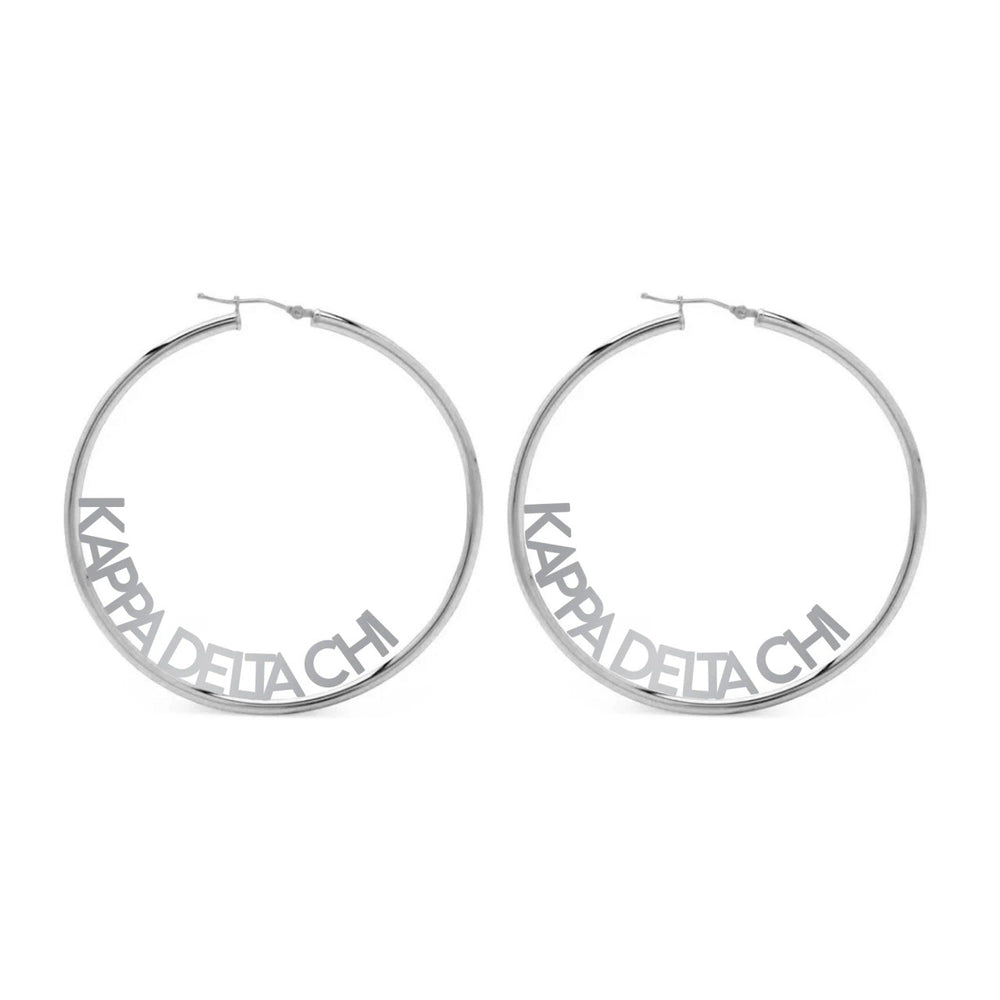 Kappa Delta Chi Hoop Earrings Kappa Delta Chi Hoop Earrings