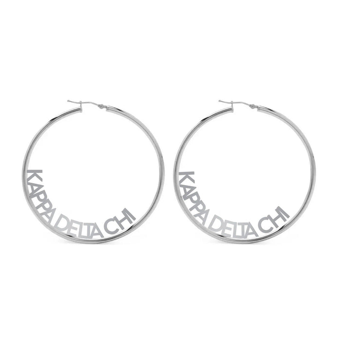 Kappa Delta Chi Hoop Earrings Kappa Delta Chi Hoop Earrings