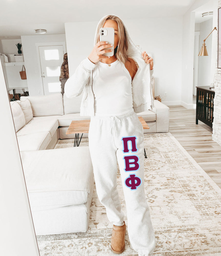 Pi Beta Phi Lettered Sweatpants Pi Beta Phi Lettered Sweatpants