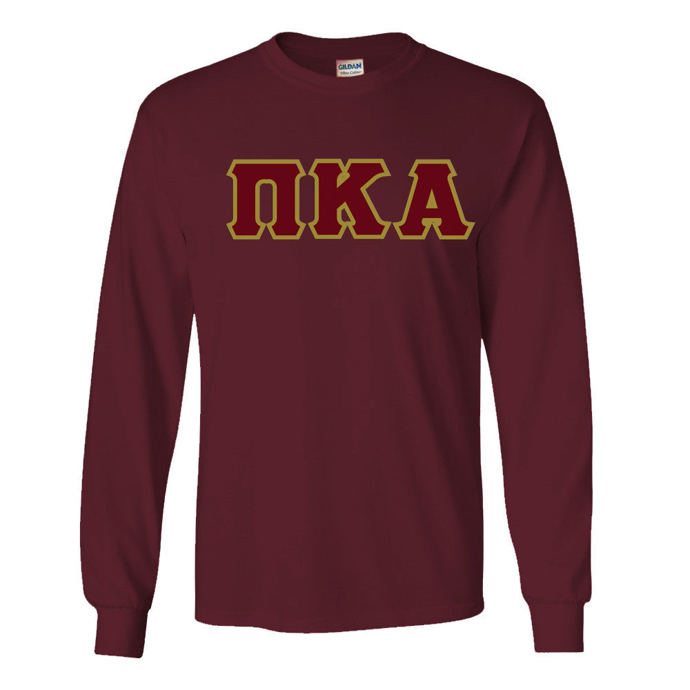 Pi Kappa Alpha Custom Twill Long Sleeve T Shirt Pi Kappa Alpha Custom Twill Long Sleeve T-Shirt
