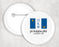 Pi Kappa Phi Flag Button Pi Kappa Phi Flag Button