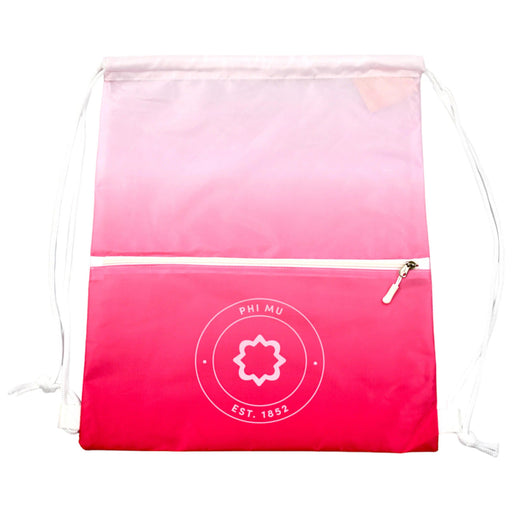 Phi Mu Phi Mu Drawstring Cinch Bag