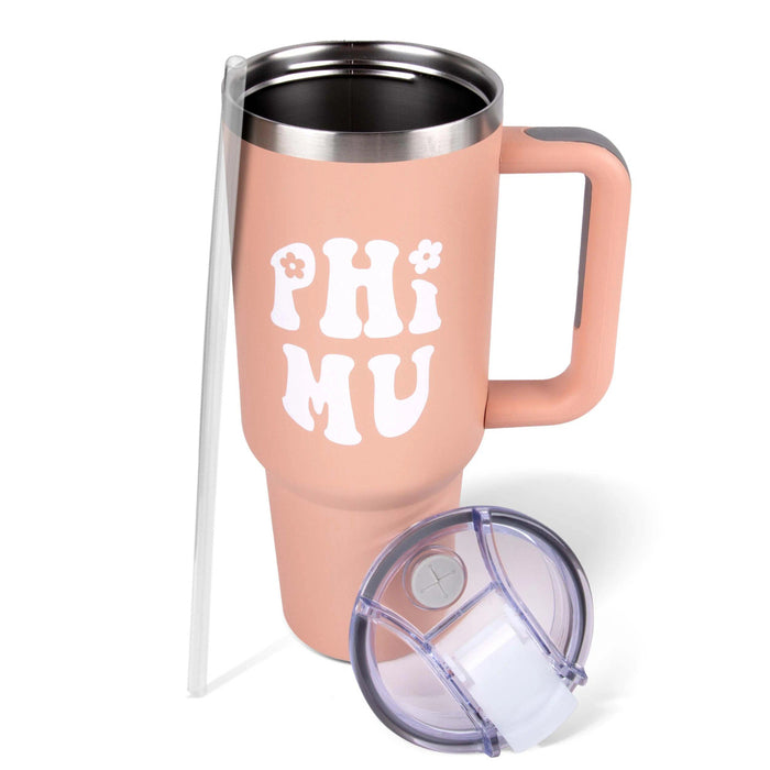 Phi Mu 40oz Tumblers Phi Mu 40oz Tumblers