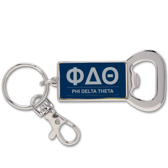 Phi Delta Theta Keyring Bottle Opener Phi Delta Theta Keyring Bottle Opener