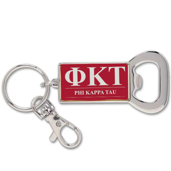 Phi Kappa Tau Keyring Bottle Opener Phi Kappa Tau Keyring Bottle Opener