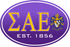 Sigma Alpha Epsilon Color Oval Decal Sigma Alpha Epsilon Color Oval Decal