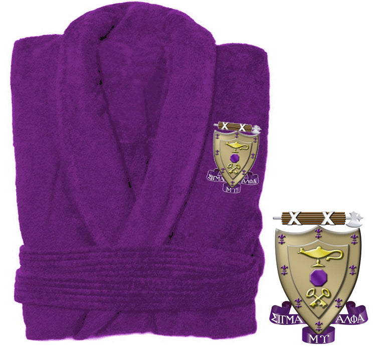 Discount Sigma Alpha Mu Bathrobe DISCOUNT-Sigma Alpha Mu Bathrobe