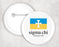 Sigma Chi Flag Button Sigma Chi Flag Button