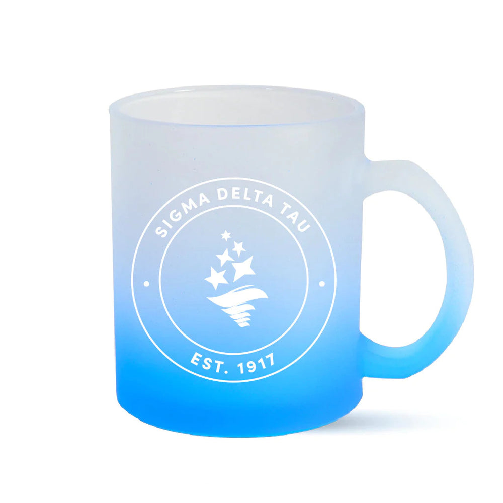 Sigma Delta Tau Ombre Glass Mugs Sigma Delta Tau Ombre Glass Mugs
