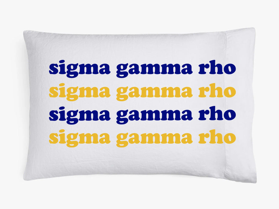 Sigma Gamma Rho Ombre Retro Pillowcases Sigma Gamma Rho Ombre Retro Pillowcases