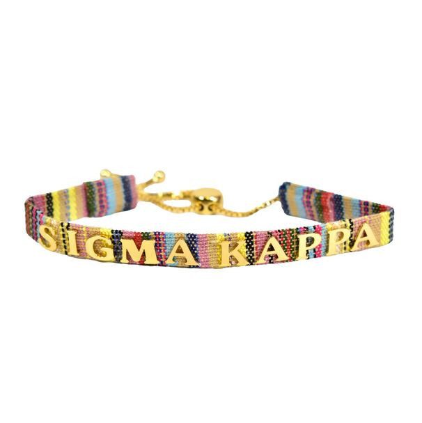 Sigma Kappa Woven Bracelet Sigma Kappa Woven Bracelet