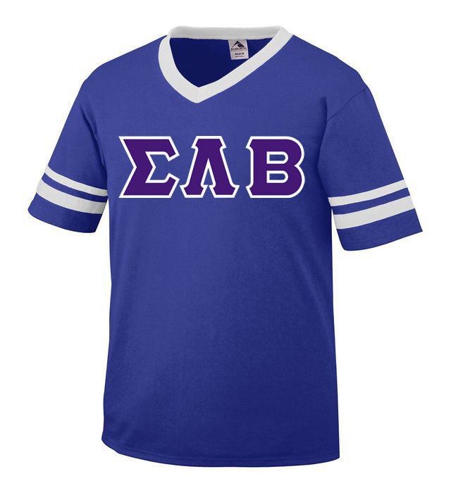 Discount Sigma Lambda Beta Jersey With Greek Applique Letters DISCOUNT-Sigma Lambda Beta Jersey With Greek Applique Letters
