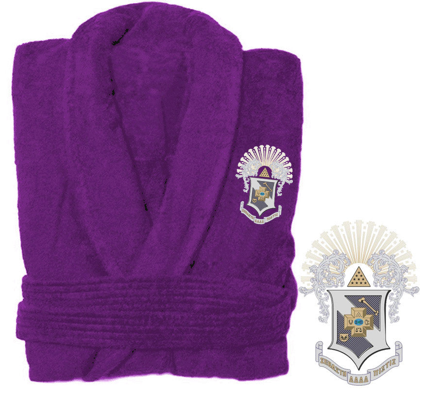 Discount Sigma Pi Bathrobe DISCOUNT-Sigma Pi Bathrobe