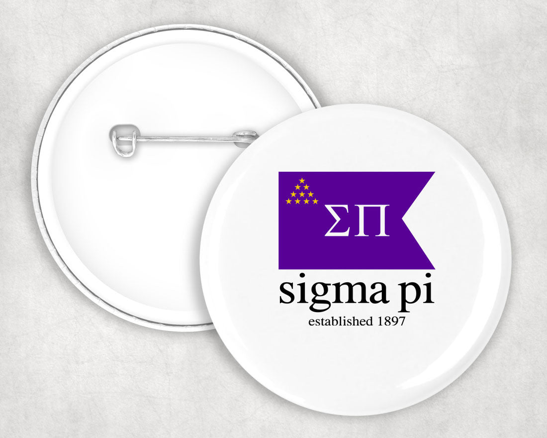 Sigma Pi Flag Button — GreekU
