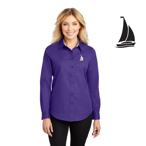 Clothing DISCOUNT-Sigma Sigma Sigma Long Sleeve Oxford