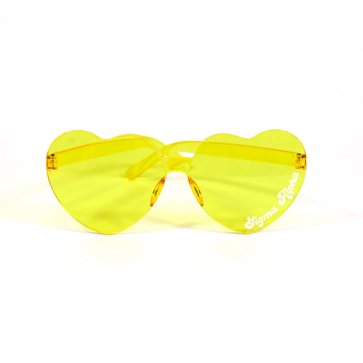 Sigma Alpha Sigma Alpha Heart Shaped Sunglasses