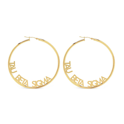 Tau Beta Sigma Tau Beta Sigma Hoop Earrings
