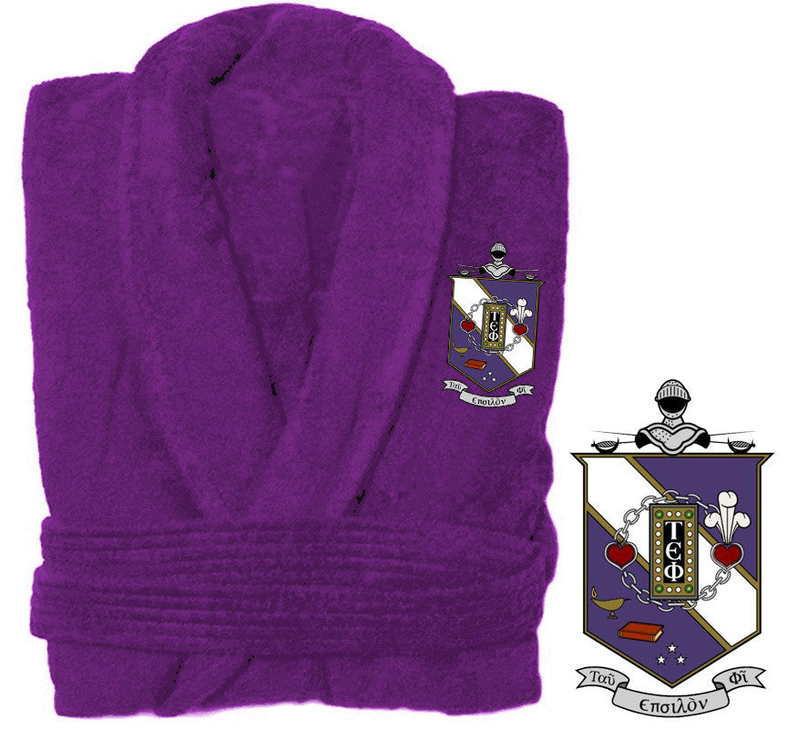 Discount Tau Epsilon Phi Patch Bathrobe DISCOUNT-Tau Epsilon Phi Patch Bathrobe