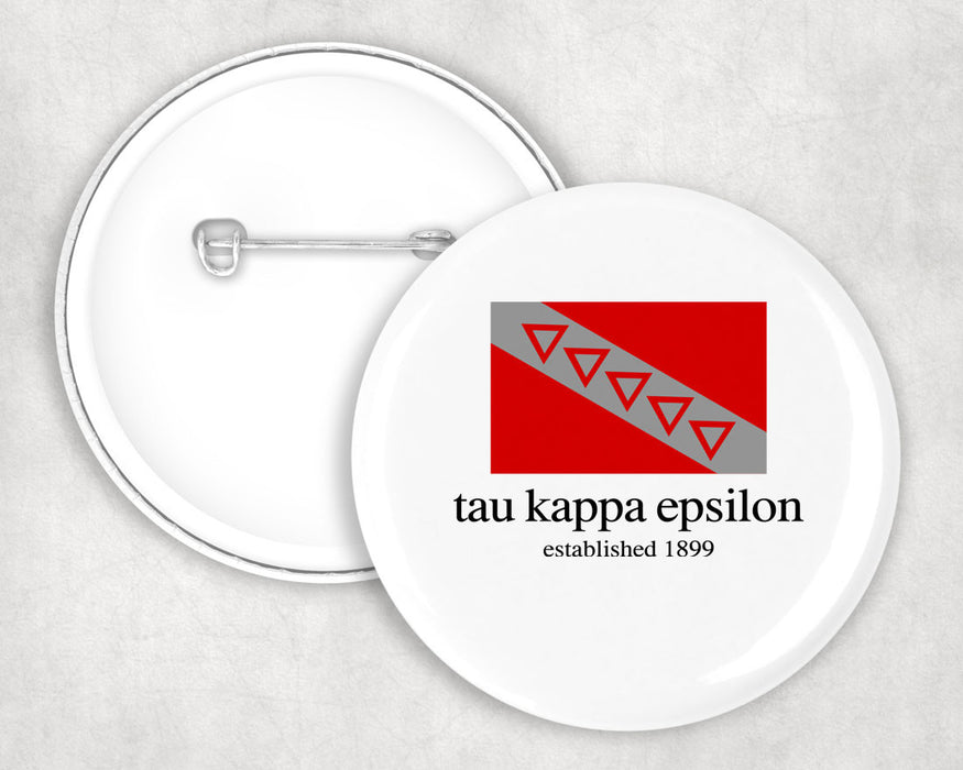 Tau Kappa Epsilon Flag Button Tau Kappa Epsilon Flag Button