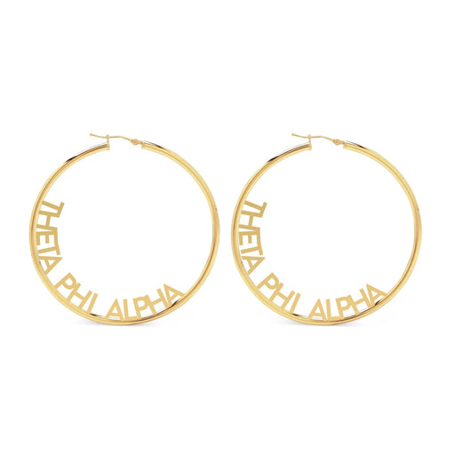 Theta Phi Alpha Theta Phi Alpha Hoop Earrings