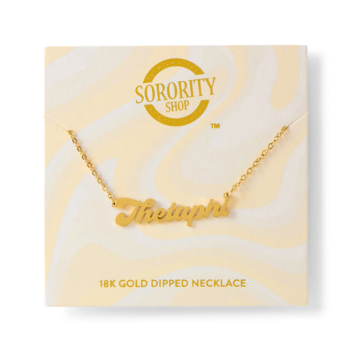 Theta Phi Alpha Retro Nickname Necklaces