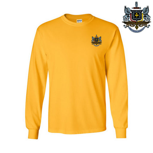 DISCOUNT-Psi Upsilon Crest - Shield Long Tee